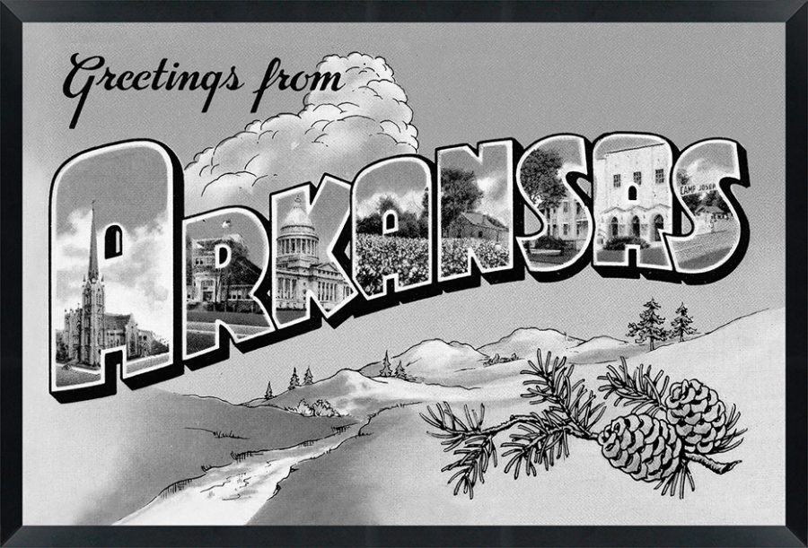 Arkansas — Super 8 headboard artwork, Arkansas