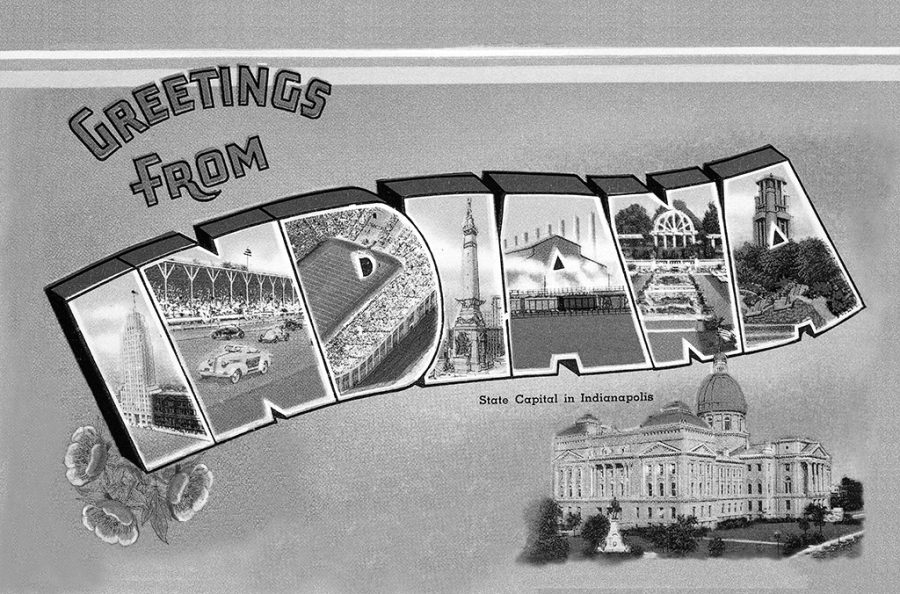 Indiana — Super 8 headboard artwork, Indiana