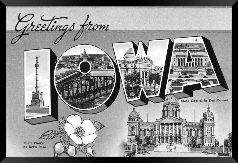 Iowa — Super 8 headboard artwork, Iowa