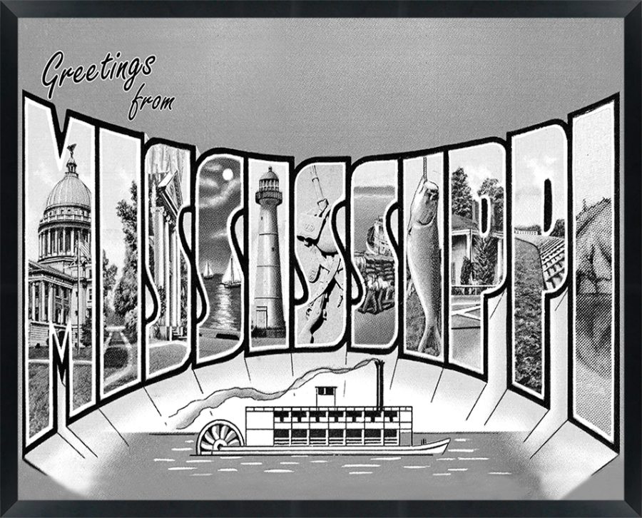 Mississippi — Super 8 headboard artwork, Mississippi
