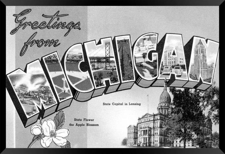 Michigan — Super 8 headboard artwork, Michigan