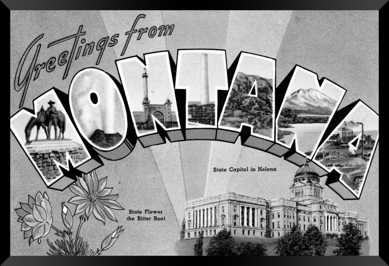 Montana — Super 8 headboard artwork, Montana