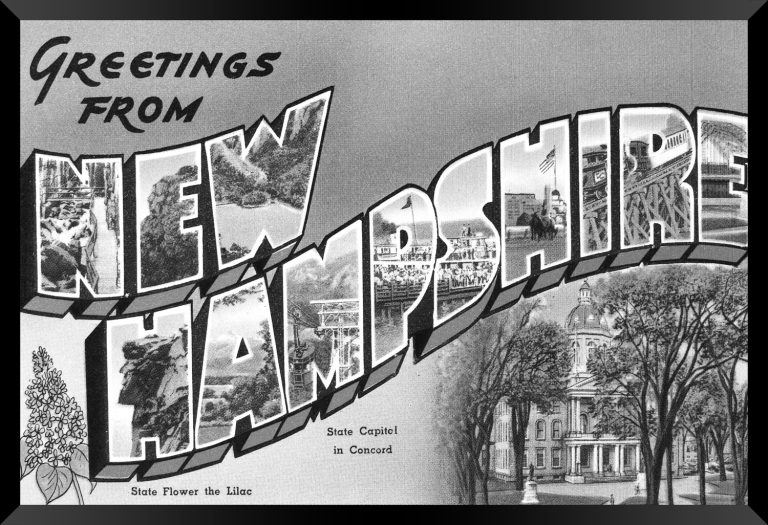 New Hampshire — Super 8 headboard artwork, New Hampshire
