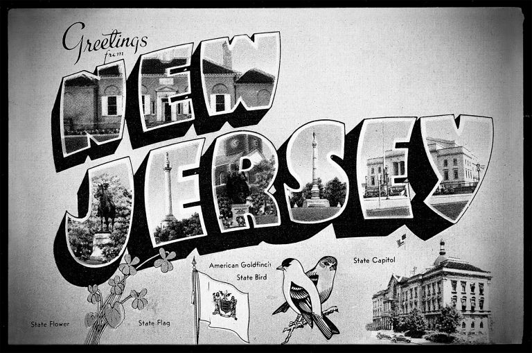 New Jersey — Super 8 headboard artwork, New Jersey