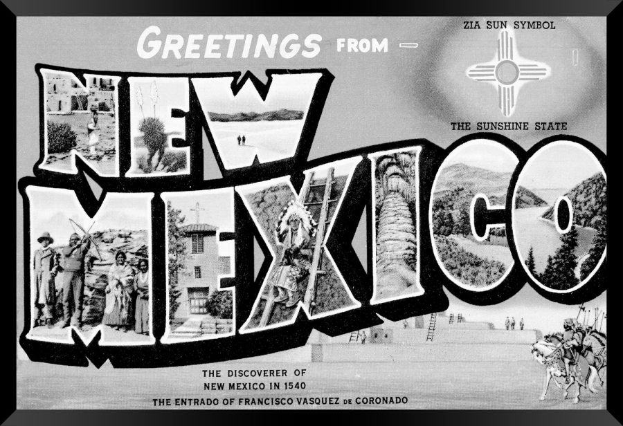 New Mexico — Super 8 headboard artwork, New Mexico