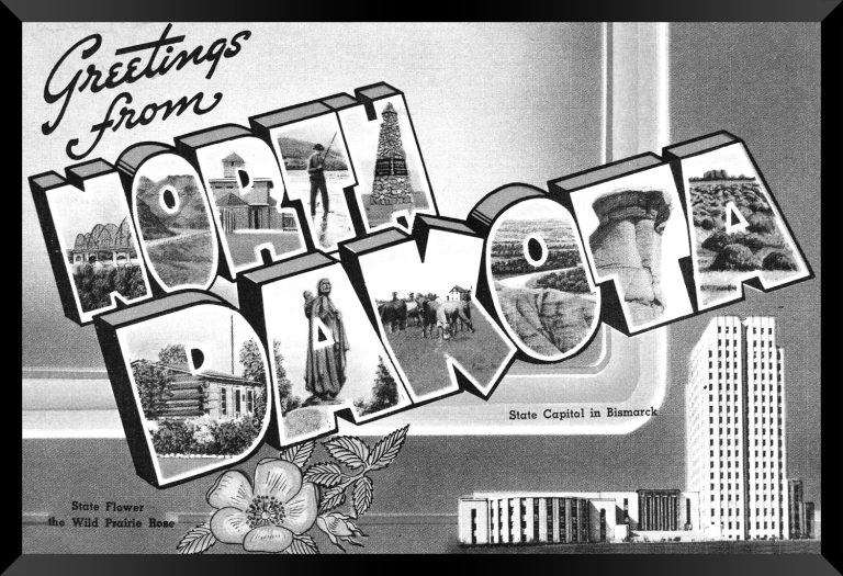 North Dakota — Super 8 headboard artwork, North Dakota