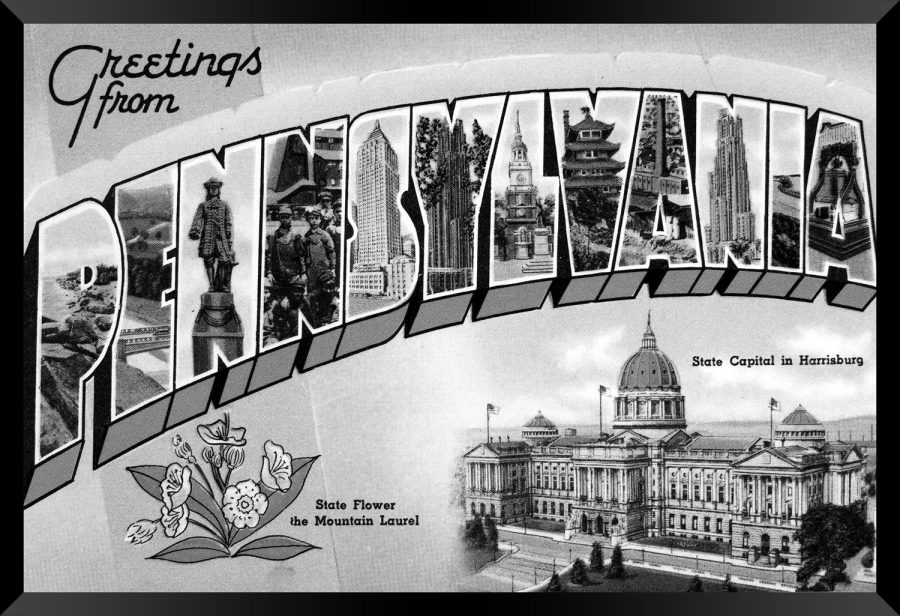 Pennsylvania — Super 8 headboard artwork, Pennsylvania