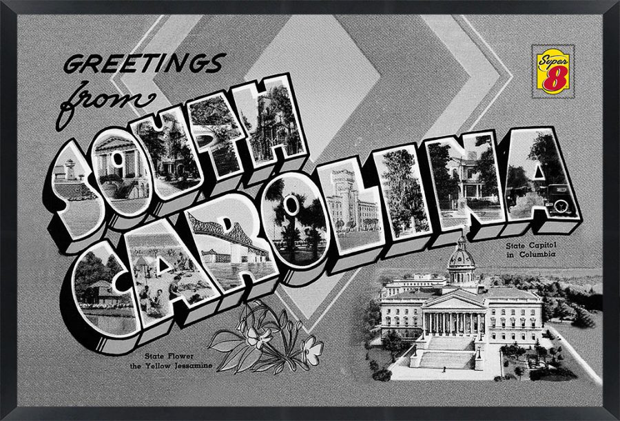 South Carolina — Super 8 headboard artwork, South Carolina