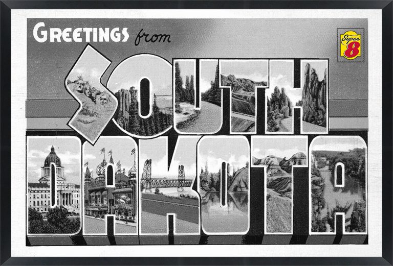South Dakota — Super 8 headboard artwork, South Dakota