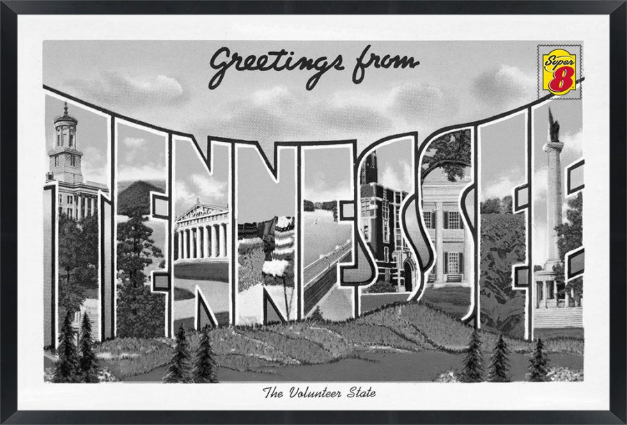 Tennessee — Super 8 headboard artwork, Tennessee