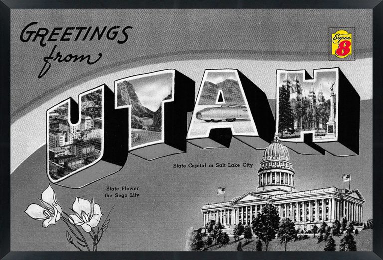 Utah — Super 8 headboard artwork, Utah