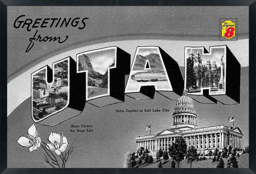 Utah — Super 8 headboard artwork, Utah