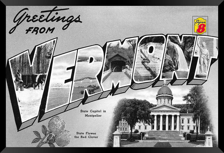 Vermont — Super 8 headboard artwork, Vermont