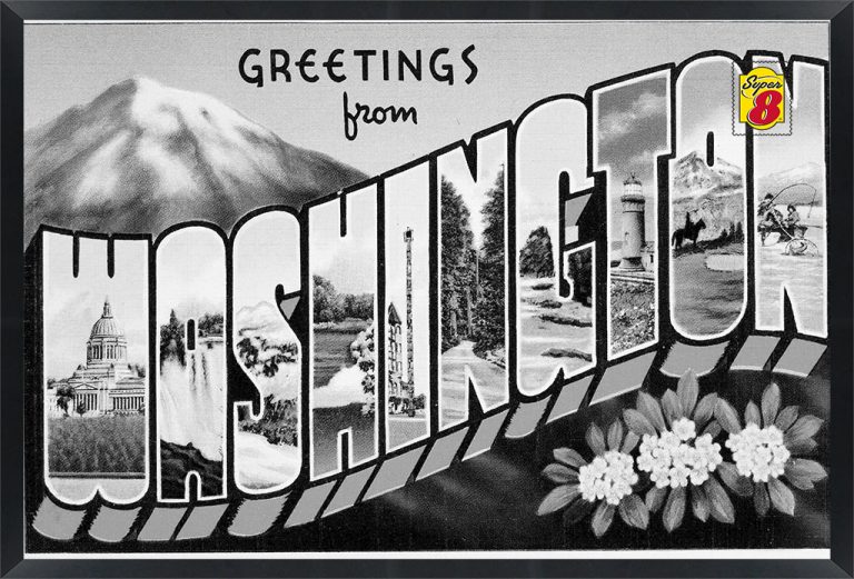 Washington — Super 8 headboard artwork, Washington