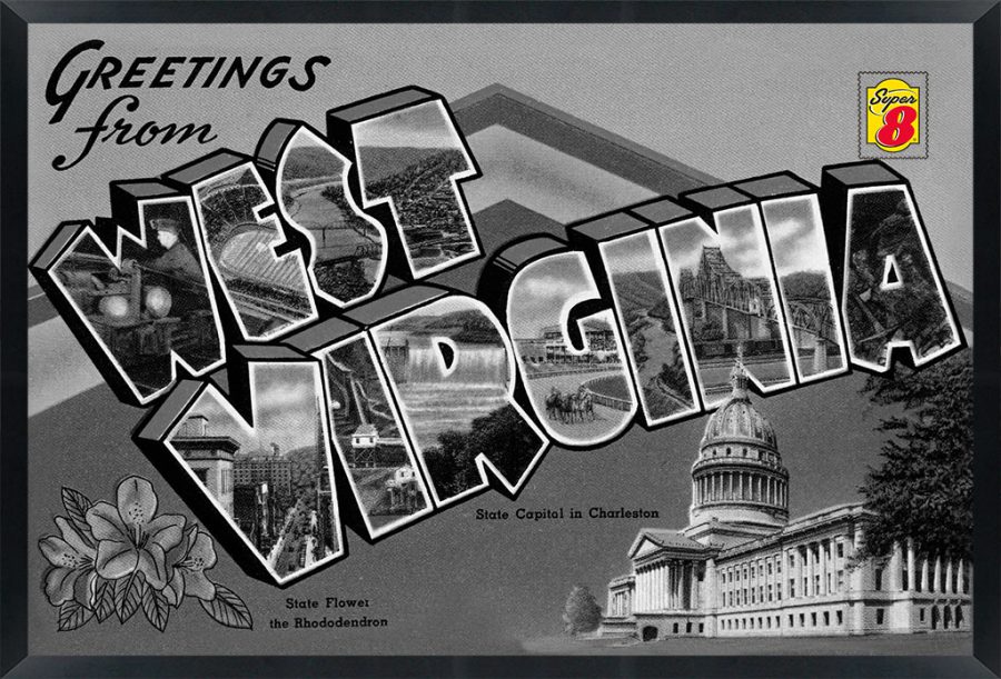 West Virginia — Super 8 headboard artwork, West Virginia