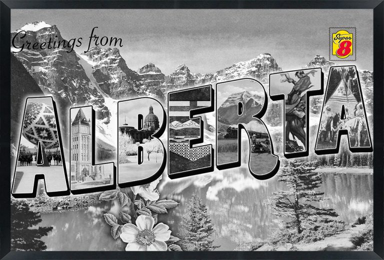 Alberta — Super 8 headboard artwork, Alberta