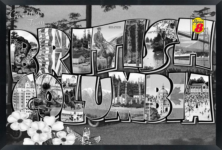 British Columbia — Super 8 headboard artwork, British Columbia