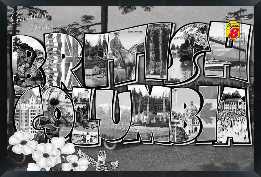 British Columbia — Super 8 headboard artwork, British Columbia