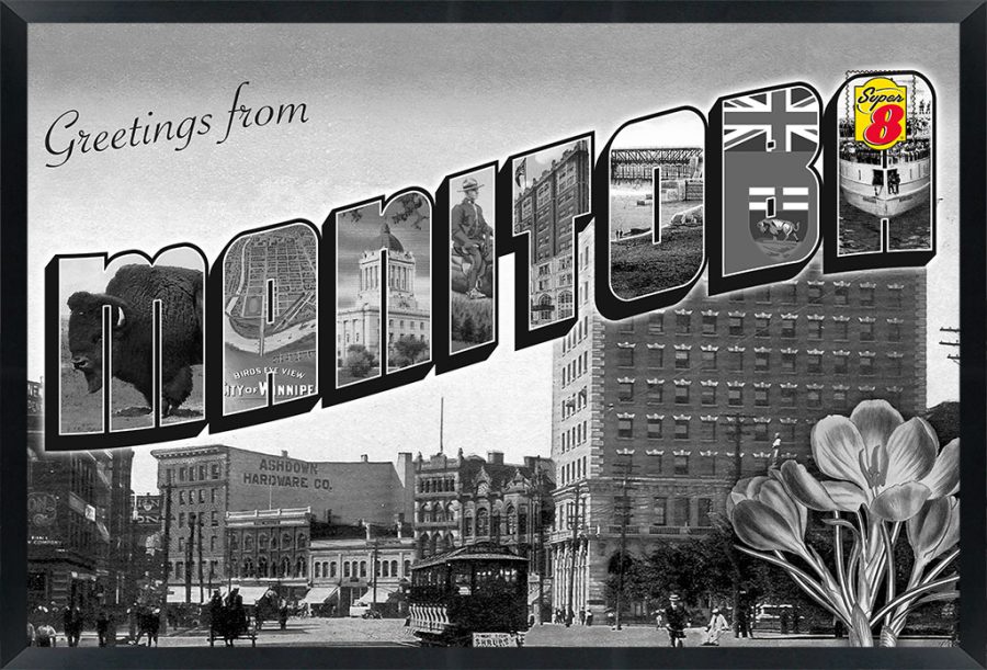 Manitoba — Super 8 headboard artwork, Manitoba