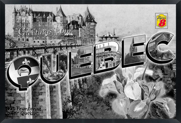 Quebec — Super 8 headboard artwork, Quebec