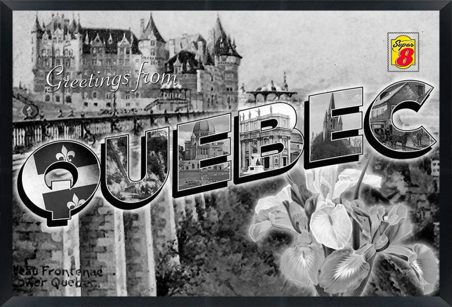 Quebec — Super 8 headboard artwork, Quebec