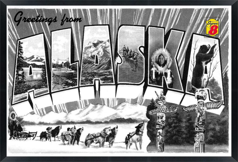 Alaska — Super 8 headboard artwork, Alaska