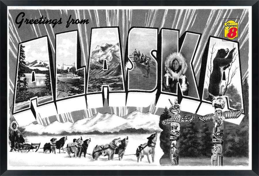 Alaska — Super 8 headboard artwork, Alaska