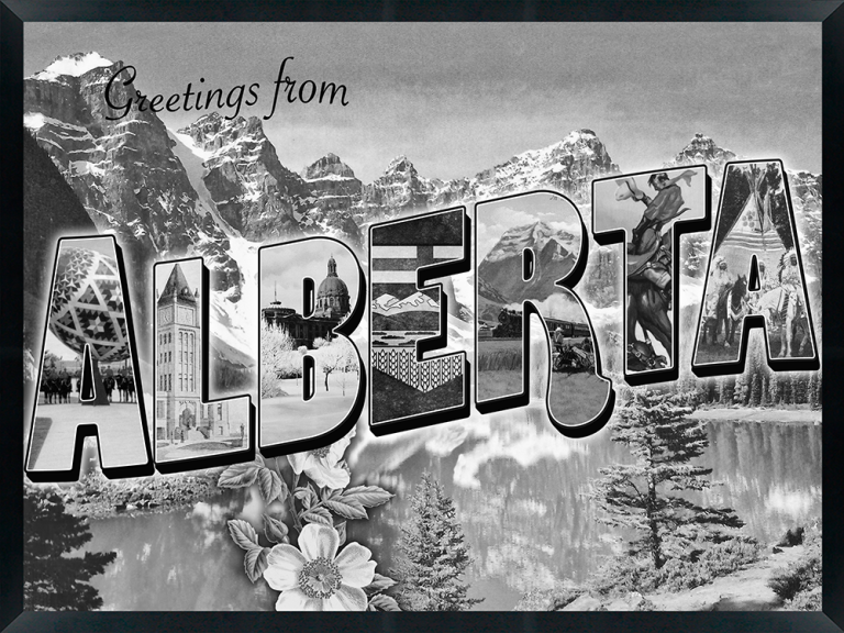 Alberta — Super 8 headboard artwork