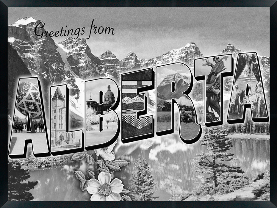 Alberta — Super 8 headboard artwork