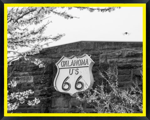 USA, Oklahoma, Chandler. Springtime at the Route 66 Interpretive Center. Credit as: Wendy Kaveney / Jaynes Gallery / DanitaDelimont.com