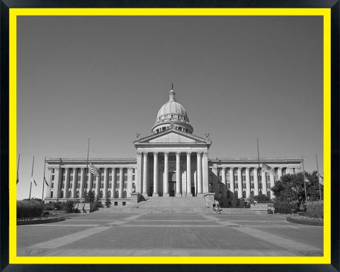 USA, Oklahoma, Oklahoma City, Oklahoma State Capitol Building (RF)