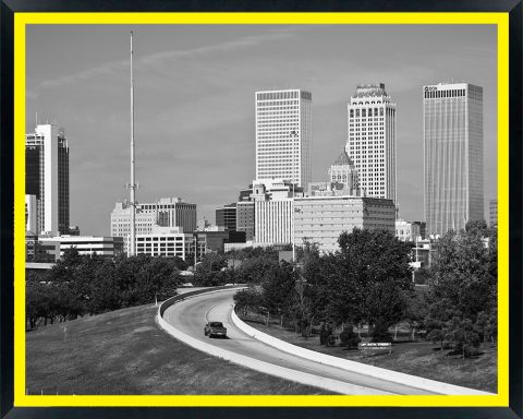 USA, Oklahoma, Tulsa, Downtown (RF)